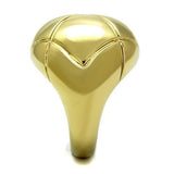 TK2831 - IP Gold(Ion Plating) Stainless Steel Ring with No Stone - Alamode