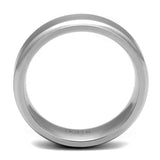 TK2916 - High polished (no plating) Stainless Steel Ring with No Stone - Alamode