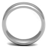 TK2917 - High polished (no plating) Stainless Steel Ring with No Stone - Alamode