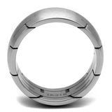 TK2920 - High polished (no plating) Stainless Steel Ring with No Stone - Alamode - Flyclothing LLC