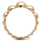 TK2967 - IP Rose Gold(Ion Plating) Stainless Steel Ring with No Stone - Alamode - Flyclothing LLC
