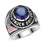 TK30320 - Trucker Ring in Montana Blue - Alamode - Flyclothing LLC