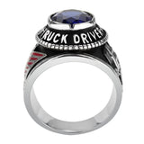 TK30320 - Trucker Ring in Montana Blue - Alamode