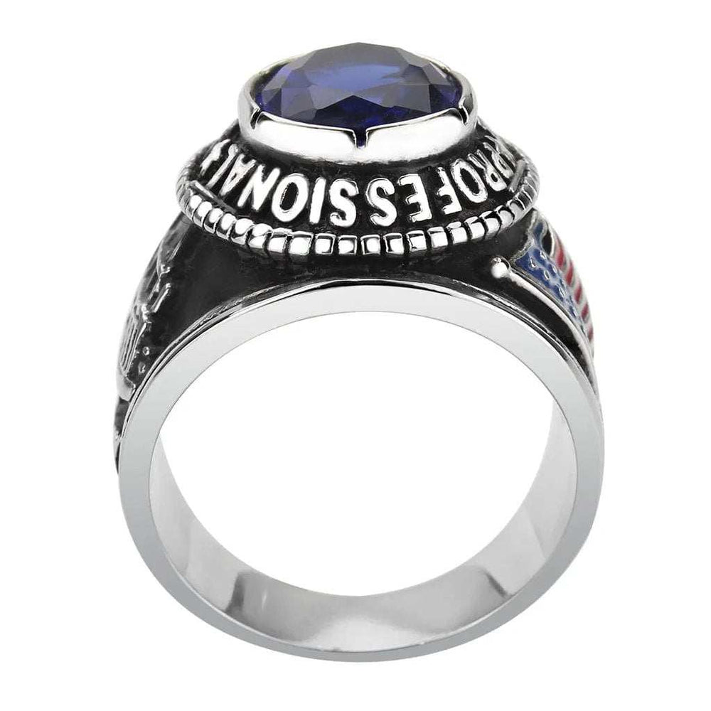 TK30320 - Trucker Ring in Montana Blue - Alamode - Flyclothing LLC