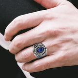 TK30320 - Trucker Ring in Montana Blue - Alamode - Flyclothing LLC