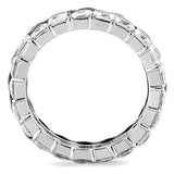 TK3231 - Two-Tone IP Black (Ion Plating) Stainless Steel Ring with AAA Grade CZ in Black Diamond - Alamode - Flyclothing LLC