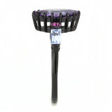 TK3456 - IP Black(Ion Plating) Stainless Steel Ring with AAA Grade CZ  in Amethyst - Alamode