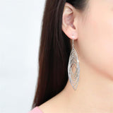 TK3500 - High polished (no plating) Stainless Steel Earrings with No Stone - Alamode