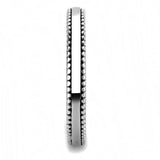 TK3503 - High polished (no plating) Stainless Steel Ring with No Stone - Alamode - Flyclothing LLC