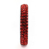 TK3536 - High polished (no plating) Stainless Steel Ring with Top Grade Crystal in Siam - Alamode - Flyclothing LLC