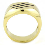 TK3598 - IP Gold(Ion Plating) Stainless Steel Ring with No Stone - Alamode - Flyclothing LLC