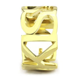 TK3640 - IP Gold(Ion Plating) Stainless Steel Ring with No Stone - Alamode - Flyclothing LLC