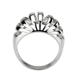 TK3732 High polished Stainless Steel Ring with NoStone in No Stone - Alamode