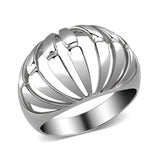 TK3732 High polished Stainless Steel Ring with NoStone in No Stone - Alamode