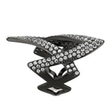 TK3748 IP Black Stainless Steel Ring with AAA Grade CZ in Clear - Alamode - Flyclothing LLC