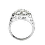 TK3762 - High polished (no plating) Stainless Steel Ring with AAA Grade CZ in Clear - Alamode - Flyclothing LLC