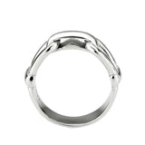 TK3803 - High polished (no plating) Stainless Steel Ring with NoStone in No Stone - Alamode