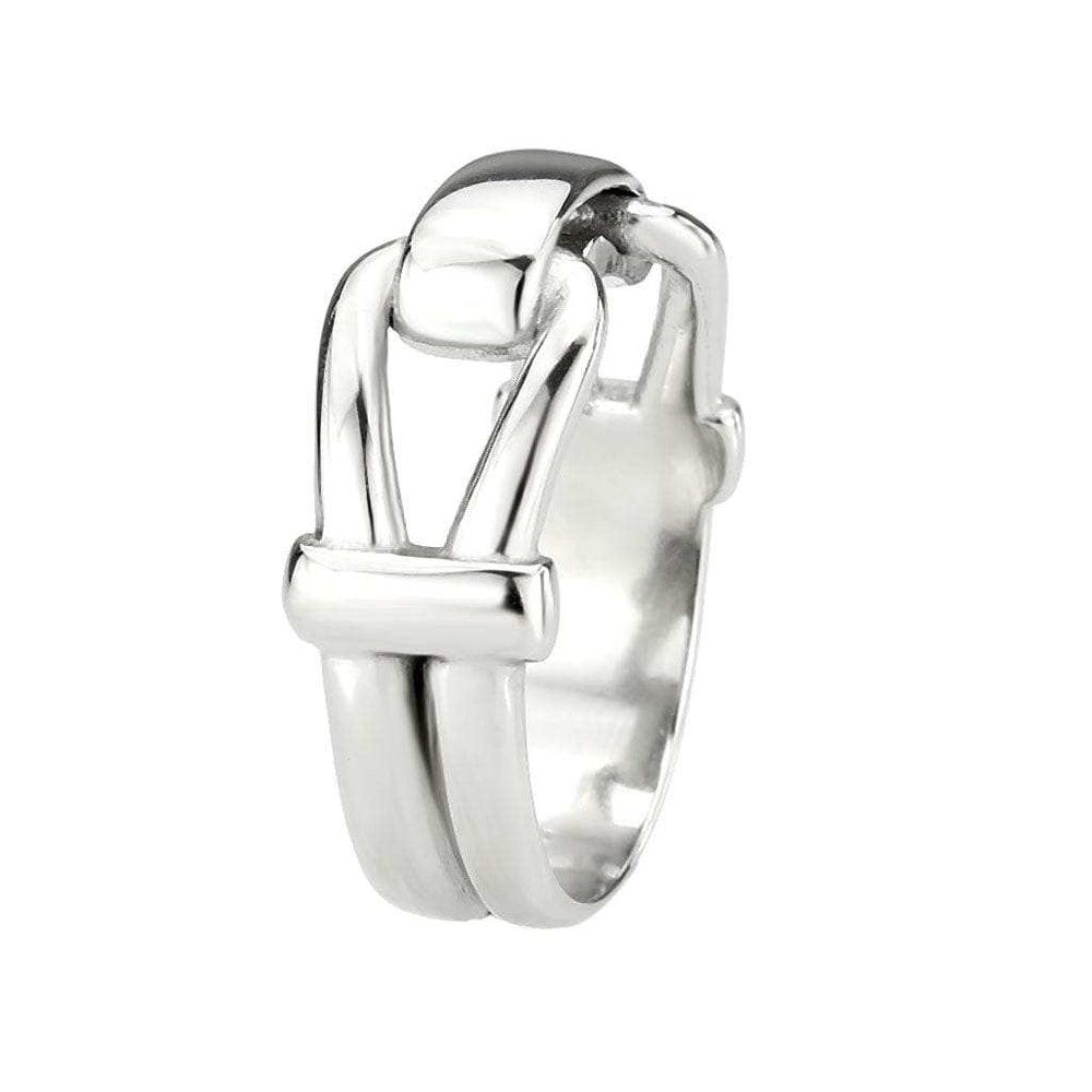 TK3803 - High polished (no plating) Stainless Steel Ring with NoStone in No Stone - Alamode - Flyclothing LLC