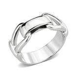TK3803 - High polished (no plating) Stainless Steel Ring with NoStone in No Stone - Alamode