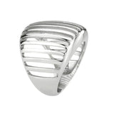 TK3805 - High polished (no plating) Stainless Steel Ring with NoStone in No Stone - Alamode