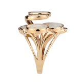TK3822 - IP Rose Gold(Ion Plating) Stainless Steel Ring with AAA Grade CZ in Clear - Alamode - Flyclothing LLC