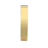 TK3832 - IP Gold Stainless Steel Ring with Top Grade Crystal in Clear - Alamode