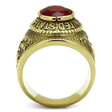 TK414703G - IP Gold(Ion Plating) Stainless Steel Ring with Synthetic Synthetic Glass in Siam - Alamode - Flyclothing LLC