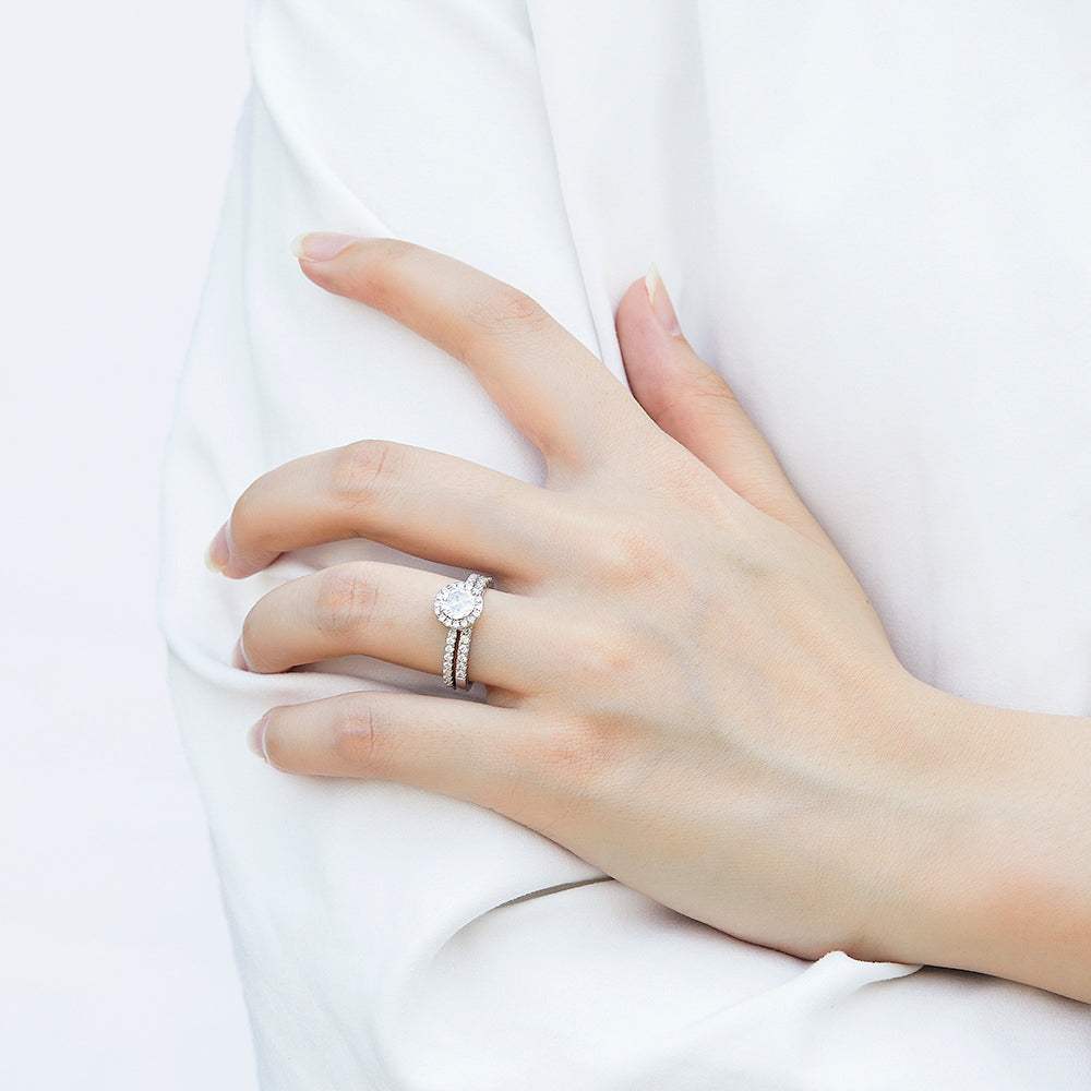 The Eleanor - Wedding Ring Set - VG Rings - Flyclothing LLC