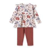 Wildflower Rodeo Cowgirl Set- Bamboo Top & Cotton Pants - Tesa Babe - Flyclothing LLC