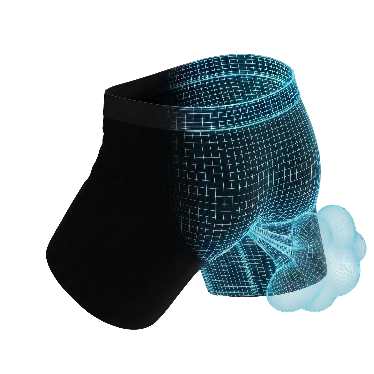 The Threat Level Midnight | Black Fart Proof Ball Hammock® Pouch Underwear - Shinesty - Flyclothing LLC