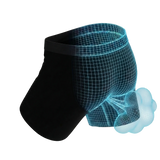 The Threat Level Midnight | Black Fart Proof Ball Hammock® Pouch Underwear - Shinesty - Flyclothing LLC