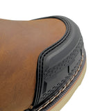 Guardian: Men's 6" Rubber Toe Work Boot – Brown [Soft Toe | Puncture-Resistant | EH | Slip-Resistant] 9270 - AdTec - Flyclothing LLC