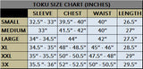 Toku Size Chart