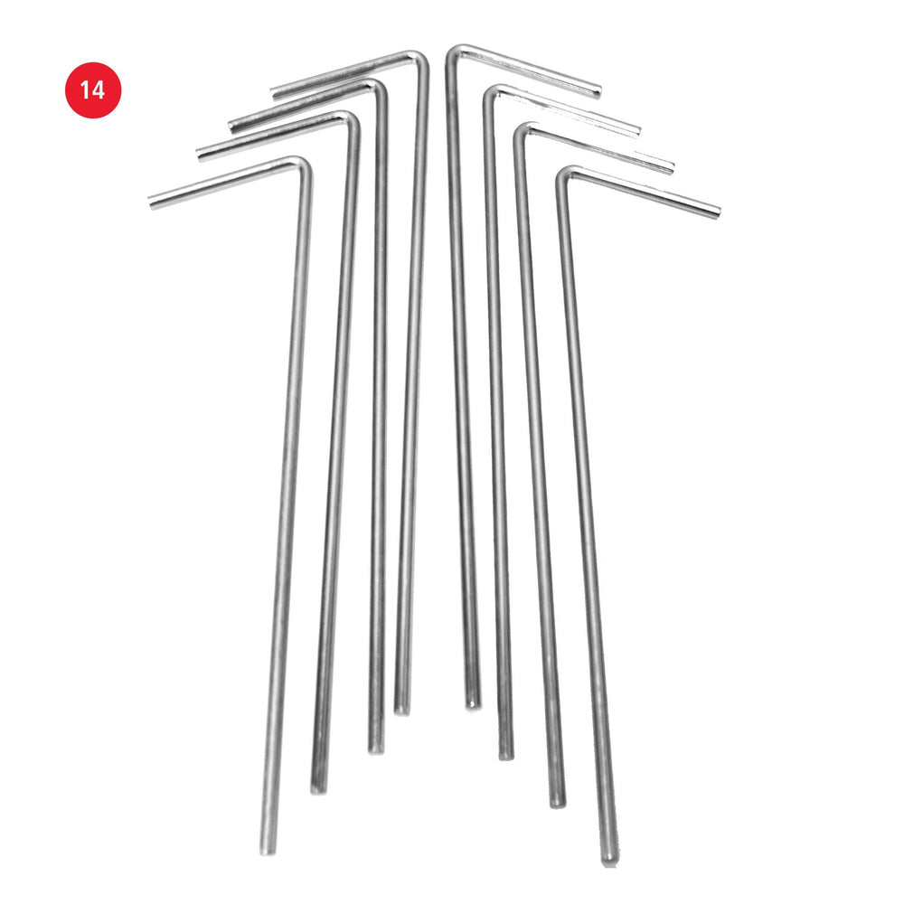 Frames Part #14 - Canopy Stakes and Tie Downs - Logo Brands - Flyclothing LLC