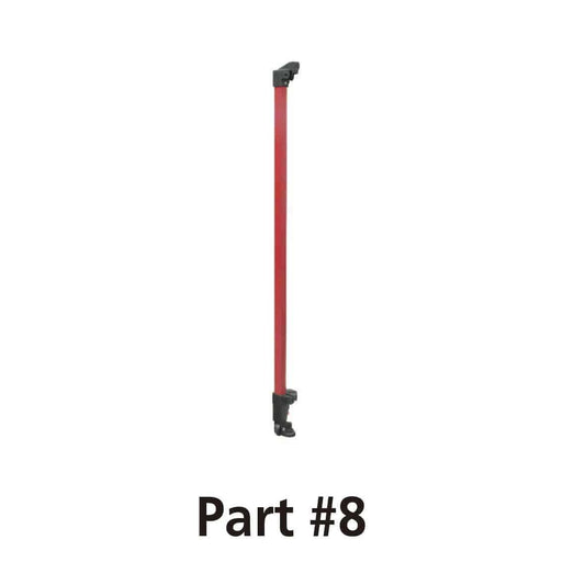 12 x 12 Solo Up Canopy Leg With Wheel (Left) - Logo Brands - Flyclothing LLC