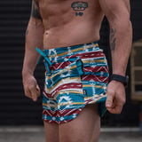 Men’s Double-Layer Mesh Training Shorts — 5" Inseam - DIRTY COWBOY USA - Flyclothing LLC