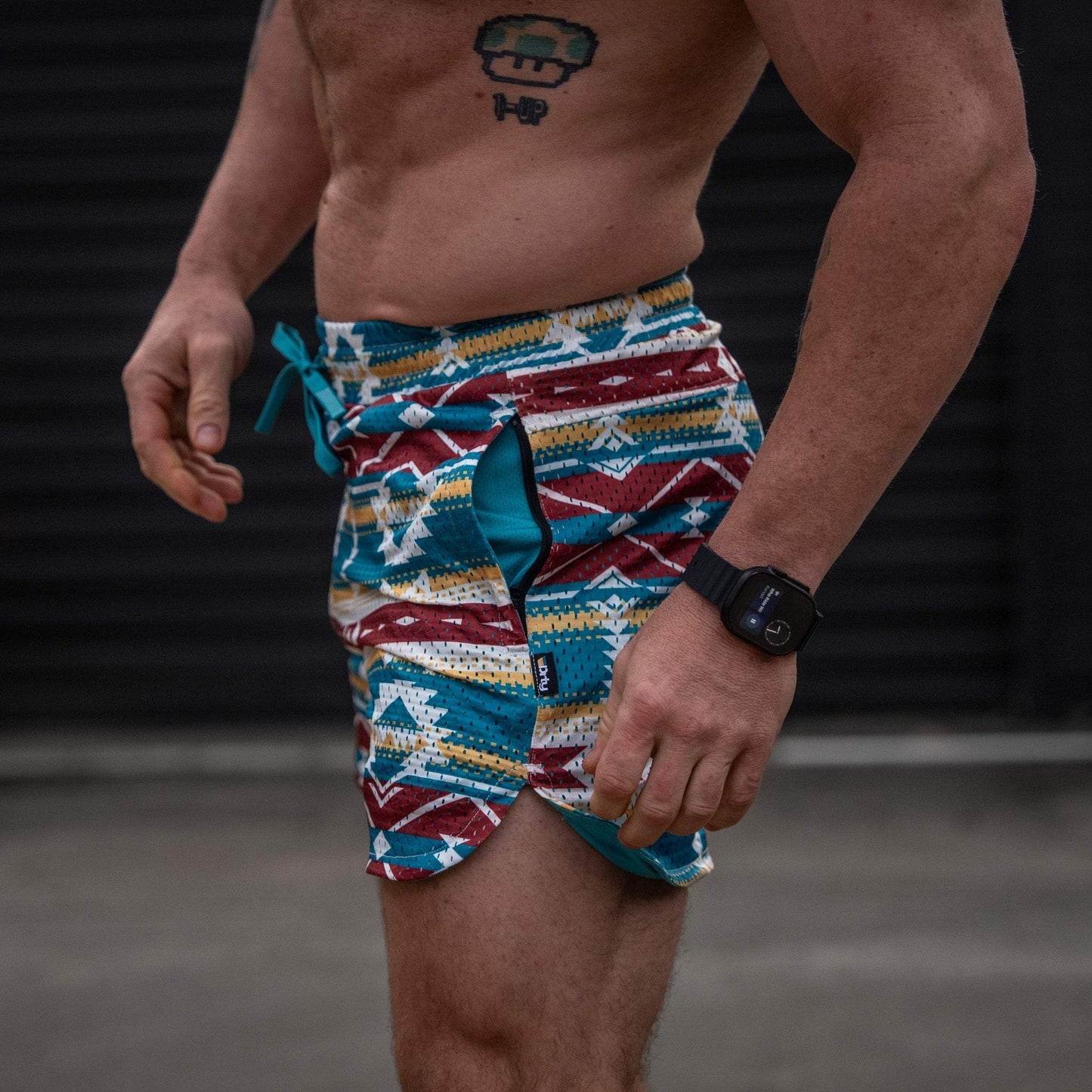 Men’s Double-Layer Mesh Training Shorts — 5" Inseam - DIRTY COWBOY USA - Flyclothing LLC