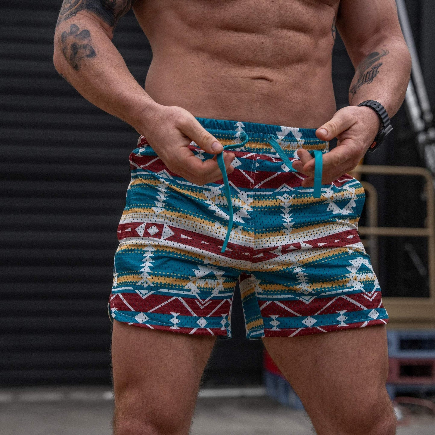 Men’s Double-Layer Mesh Training Shorts — 5" Inseam - DIRTY COWBOY USA - Flyclothing LLC