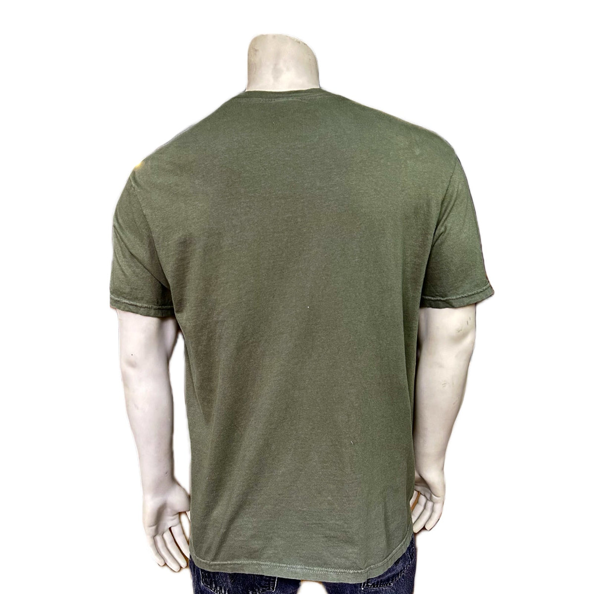 Rockmount Men's Green Bronc 100% Cotton Western T-Shirt - Rockmount Clothing - Flyclothing LLC