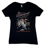 Rockmount Women's Black Bronc Western T-Shirt - front view