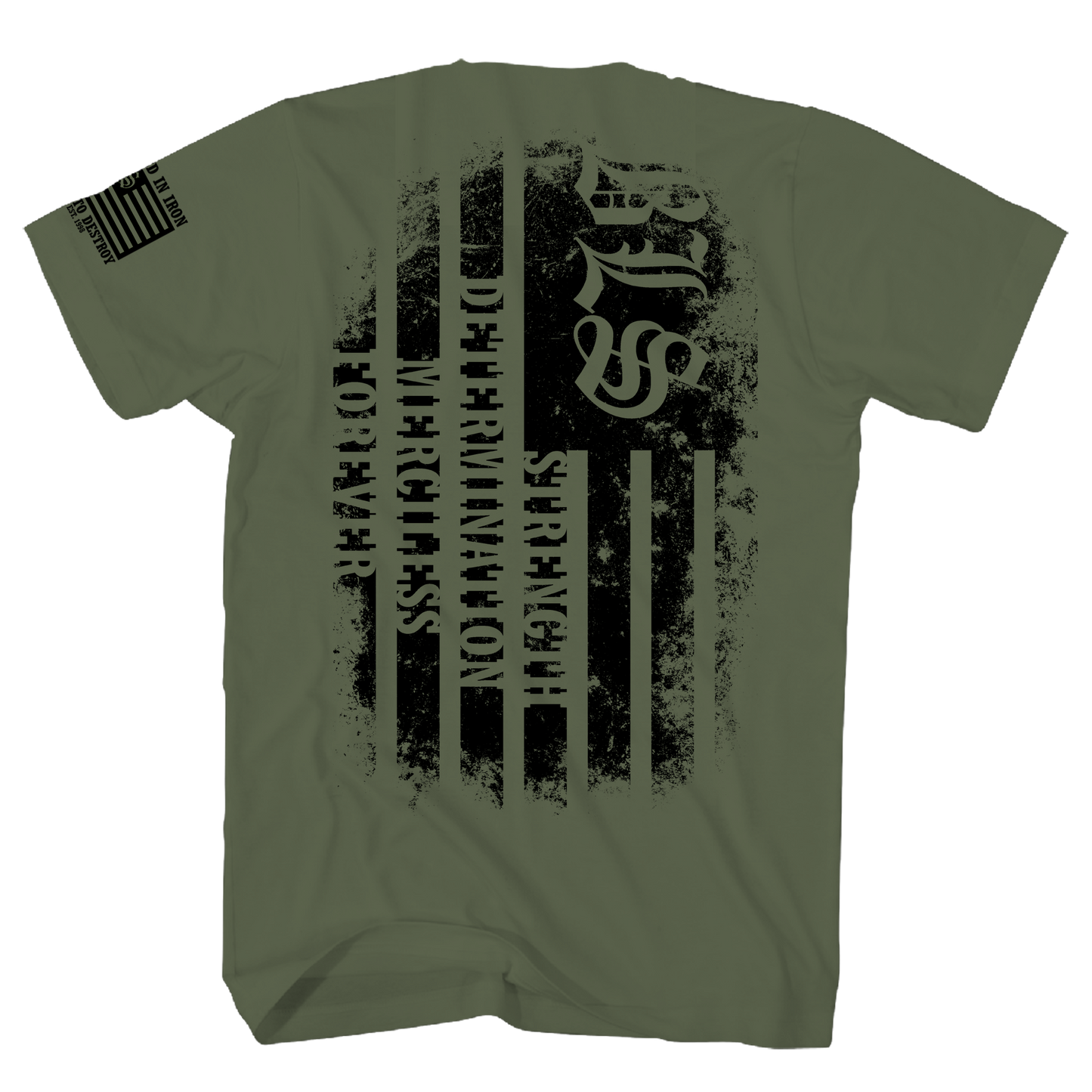 BLACK LABEL SOCIETY GREEN FLAG F/B