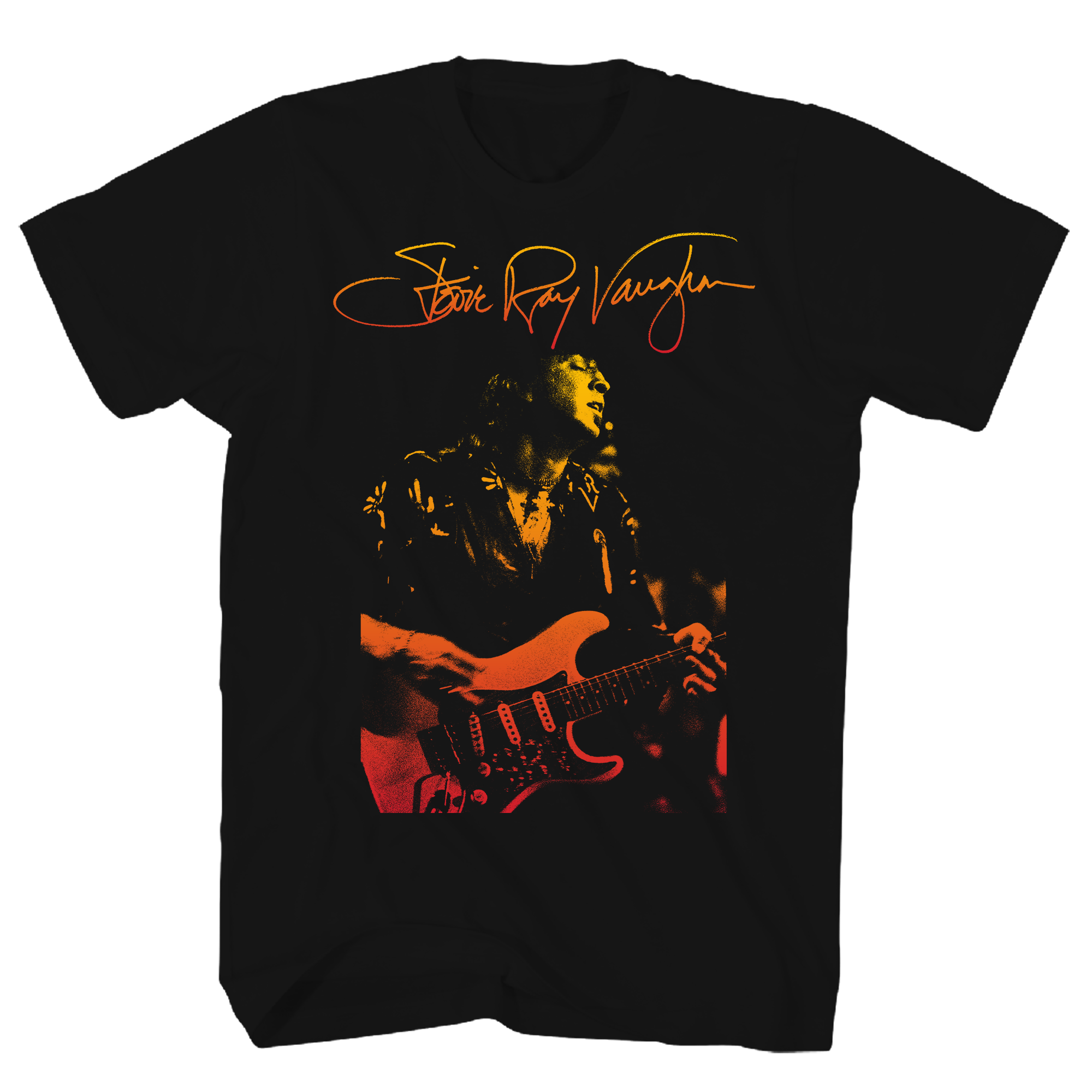 STEVIE RAY VAUGHAN GRADIENT PHOTO