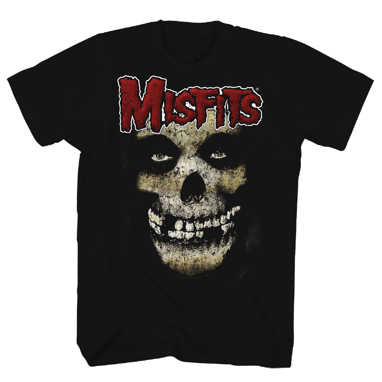 MISFITS FIEND SKULL BLACK T-SHIRT