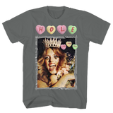 HOLE LIVE THROUGH THIS CHARCOAL T-SHIRT