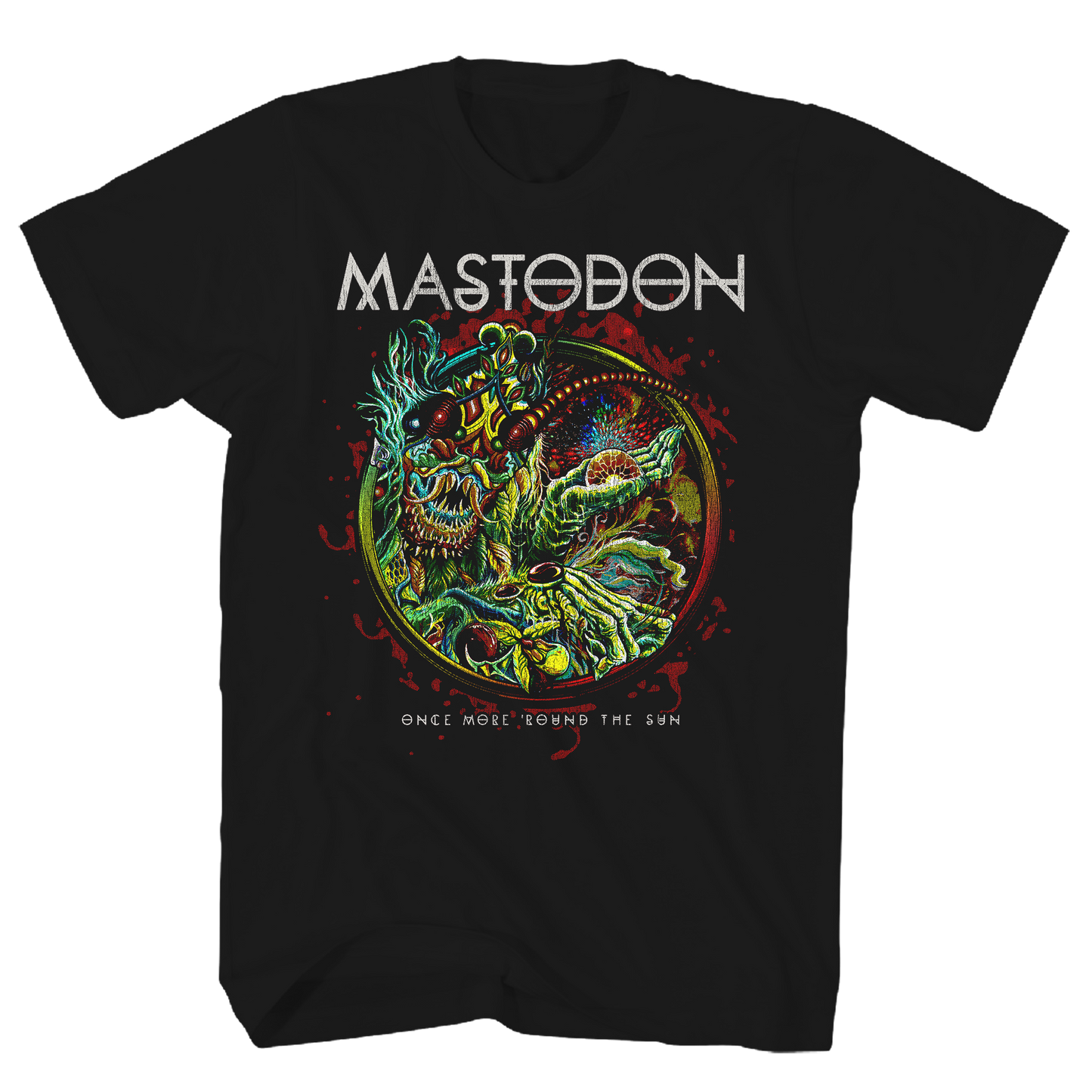 MASTODON ONE MORE ROUND IN THE SUN BLACK T-SHIRT
