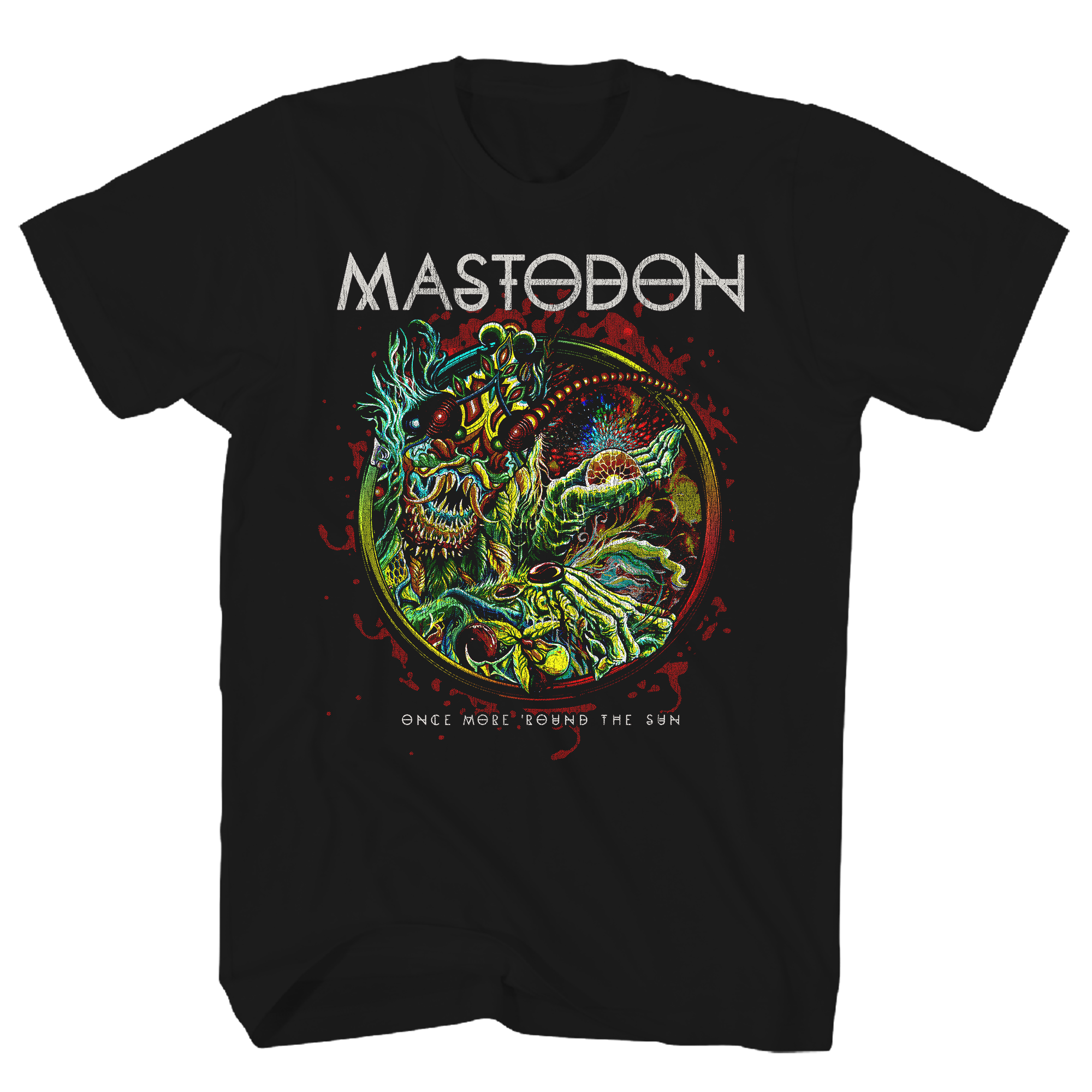 MASTODON ONE MORE ROUND IN THE SUN BLACK T-SHIRT