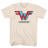 WEEZER LOGO NATURAL T-SHIRT
