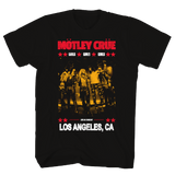 MOTLEY CRUE GIRLS LOS ANGELES, CA BLACK T-SHIRT