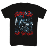 MOTLEY CRUE GIRLS,GIRLS,GIRLS BLACK T-SHIRT