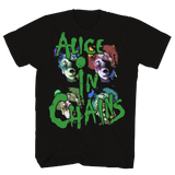 Alice in Chains Facelift 1991 Tour Black T-Shirt - GMerch - Flyclothing LLC